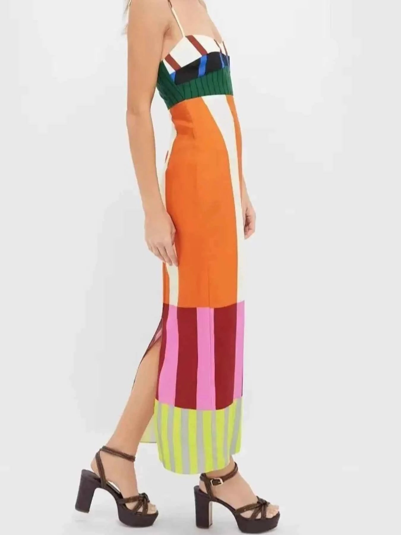 Colorful Stripe Square Neck Cami Dress c0a0f3384bd2448b933d35b764e82d6b-Max-Origin