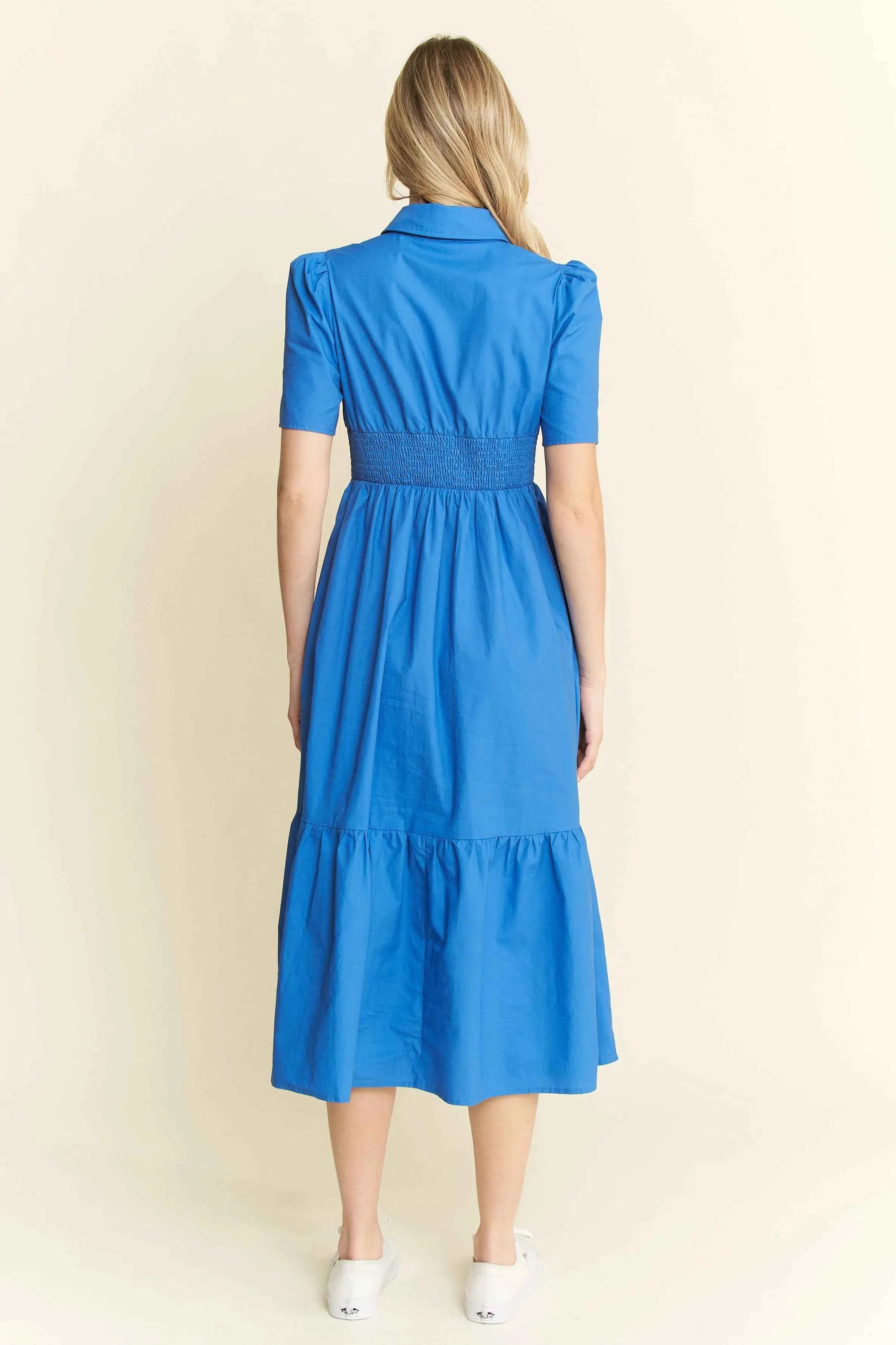 Jade By Jane Short Sleeve Button Down Midi Dress c18cda742e0c4d60b55aeb69bfb55ebe-Max-Origin