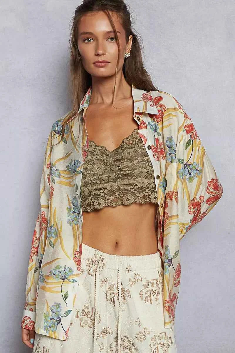 POL Floral Print Button Down Long Sleeve Shirt c25d48d4-b1b8-457a-bb83-2f097b638f15-Max-Origin