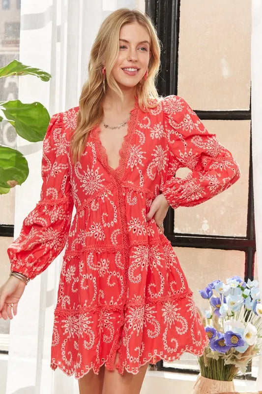 ADORA Puff Sleeve Floral Dress c313ba47f37a464daf1639738c9b8511-Max-Origin