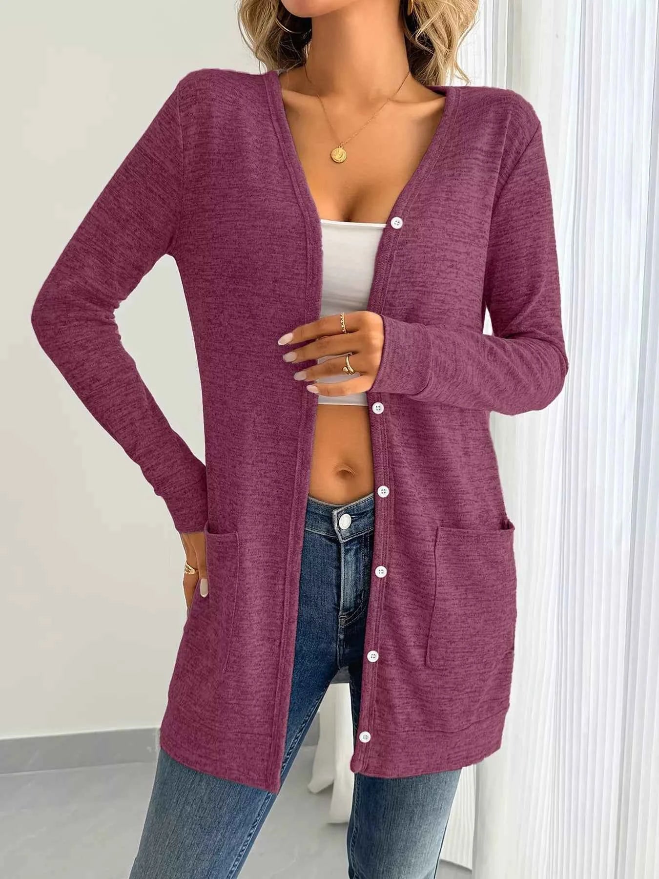 Open Front Longline Cardigan with Side Pockets c35f3adbcecd4d37b157ace9fbf87a68-Max-Origin
