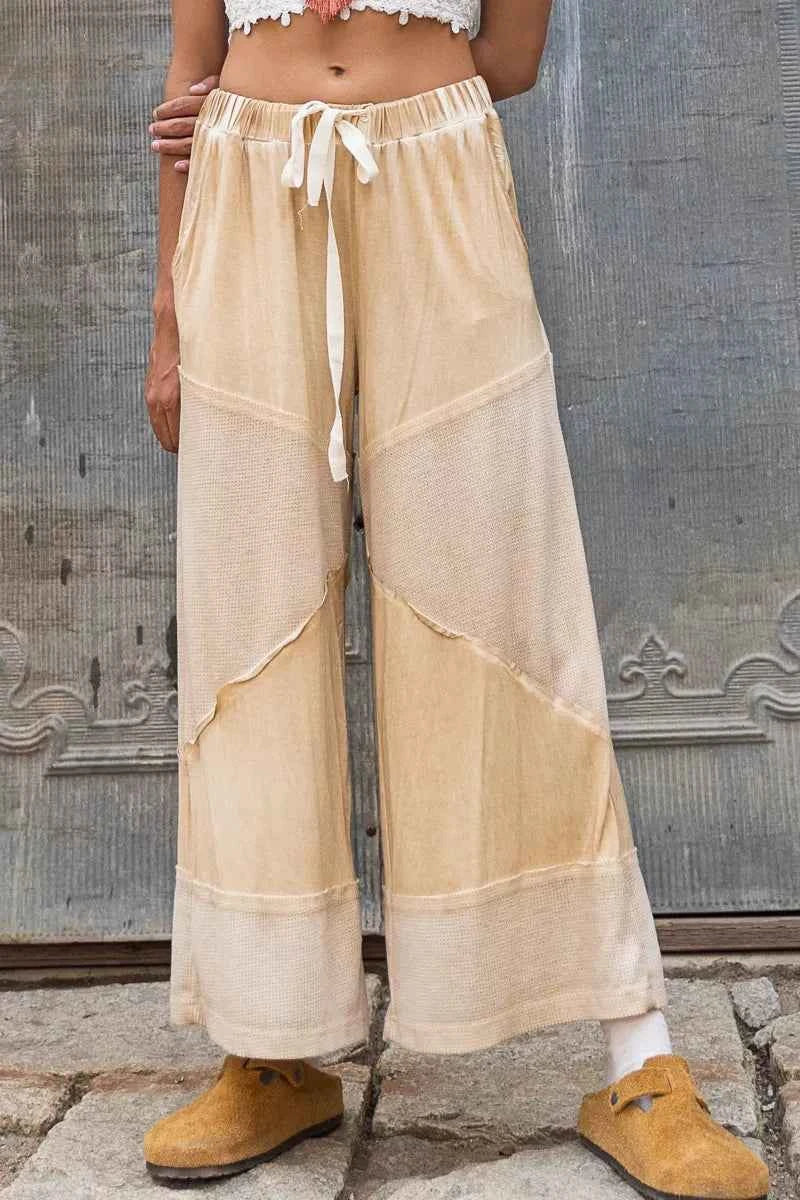 POL Elastic Waistband Wide Leg Pants with Drawstring CORN SOUP c626e41d-827d-4cd6-9b57-79b75d302916-Max-Origin