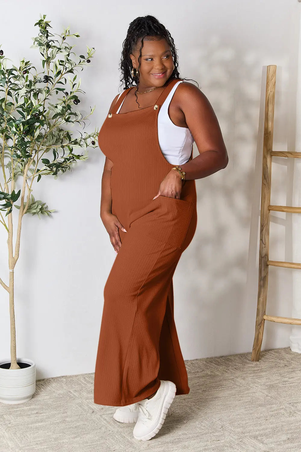 Double Take Full Size Wide Strap Overall with Pockets c64fb6711a1f4d05b9ba02ff594750d4-Max