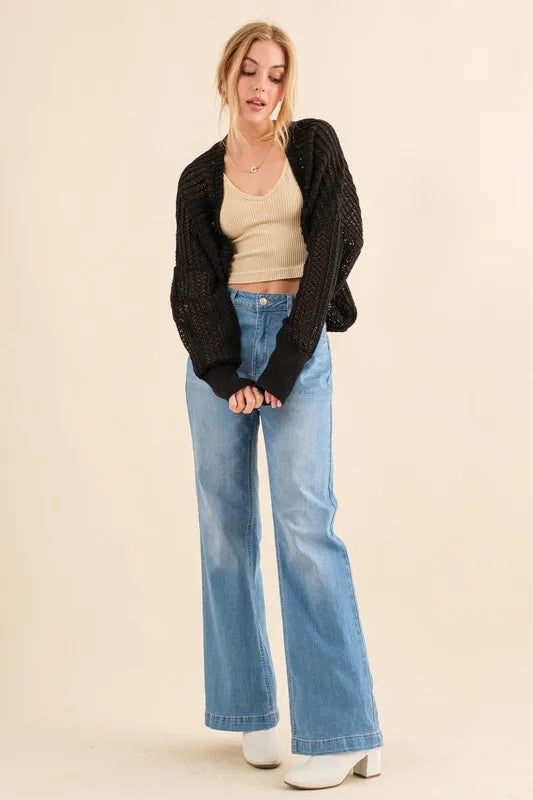 And The Why Fishnet Knitting Bolero Cardigan c8d4df2943674d0887cc69a50be3abba-Max-Origin