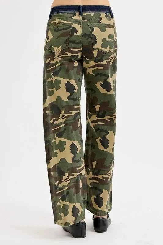 RISEN Camouflage Wide Leg Jeans c8d6e757-5b21-471c-a46a-c1c825e11ff1-Max-Origin