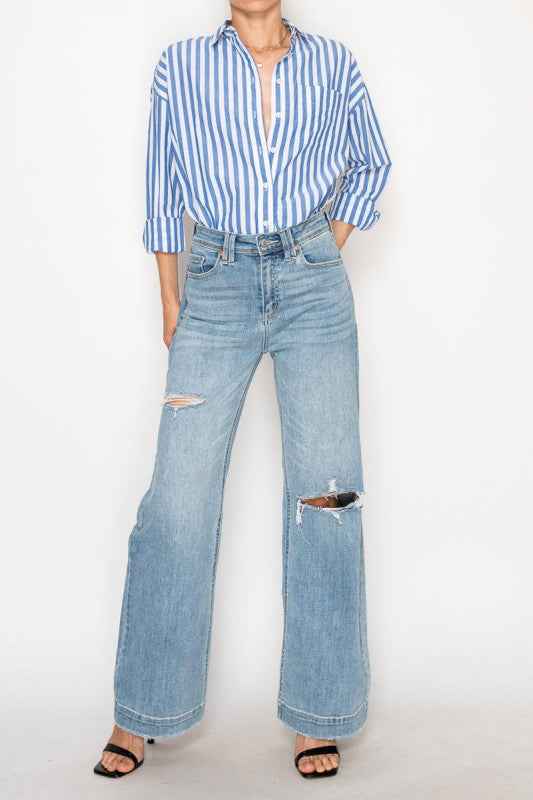 AT2000LC - Corset Ultra High Rise Modern Wide Jean As Shown ca7df00d-2c86-40b5-9ffe-c95471f60ec2