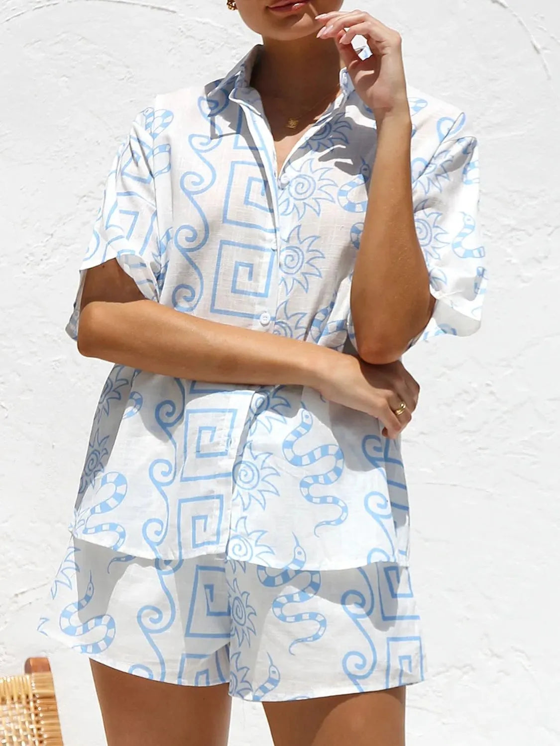 Printed Button Up Top and Shorts Set cab16446-92da-4177-8476-d8db12a80160-Max-Origin