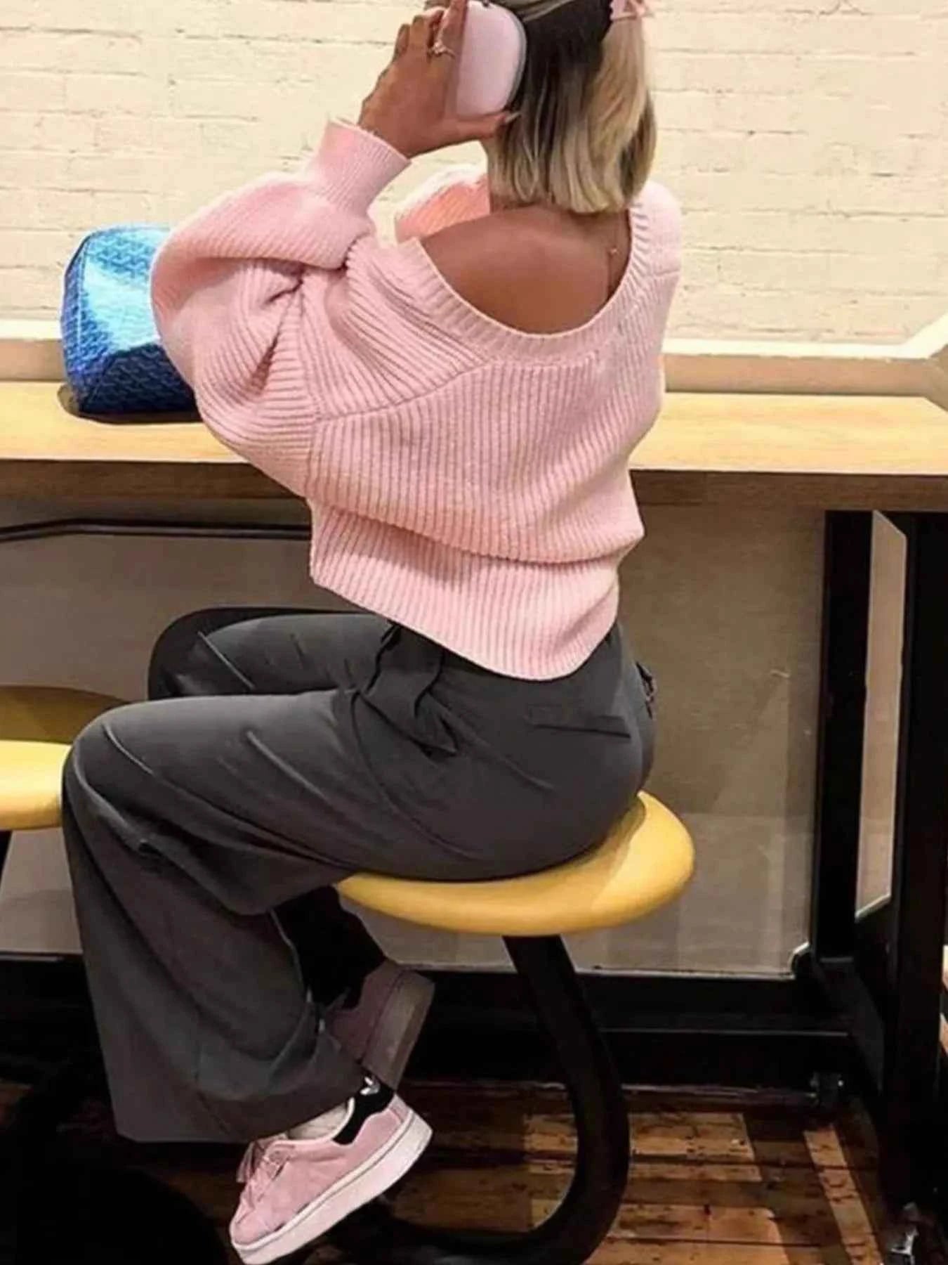 Ribbed Knit Open Front Cardigan with Cozy Oversized Fit cddad3d3-6966-470e-b69c-521d1cbdd095-Max-Origin