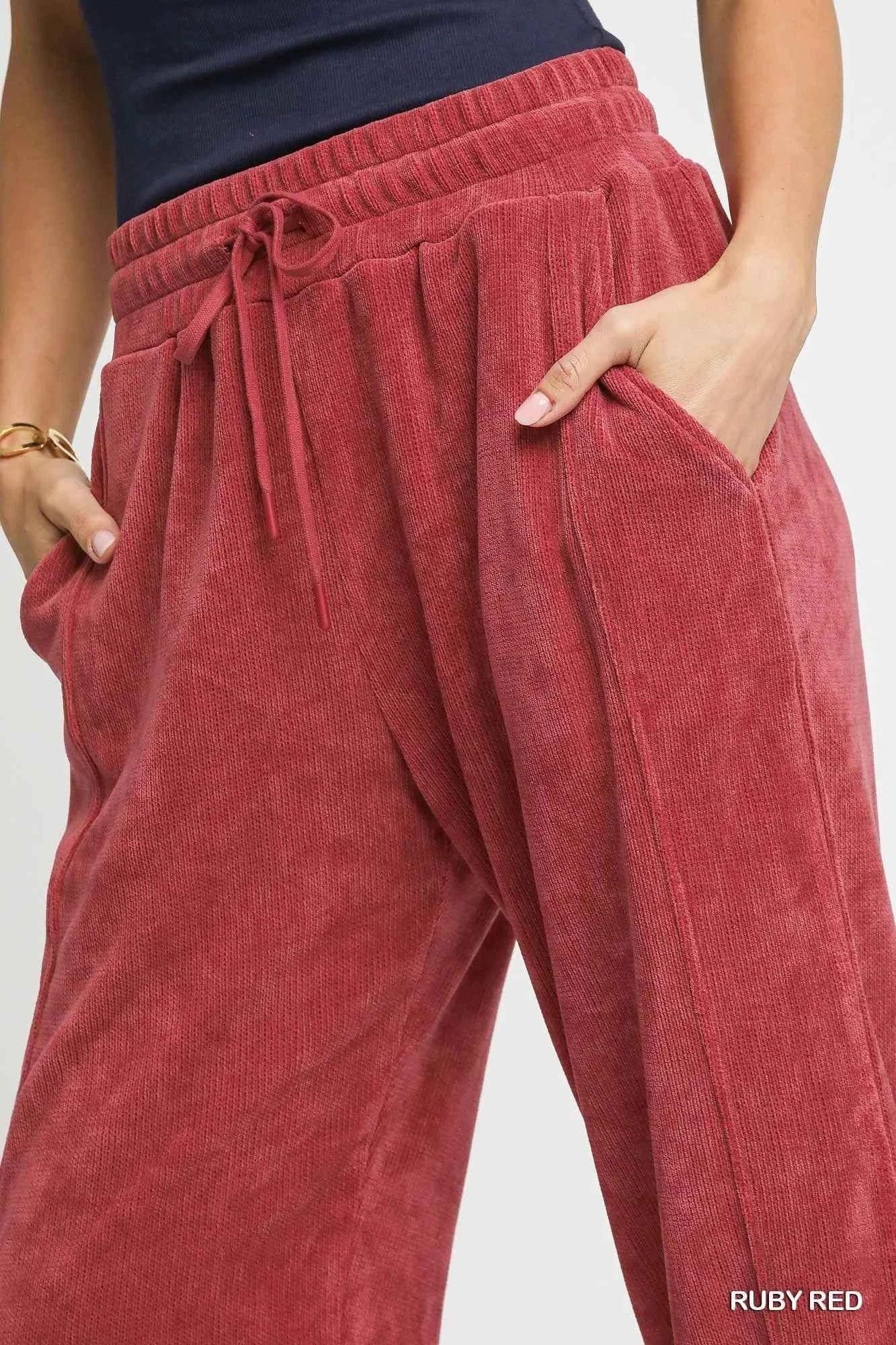 Umgee Drawstring Wide Leg Pants ce9eacc0-3ae4-4d03-b1df-c67bf628bec3-Max-Origin