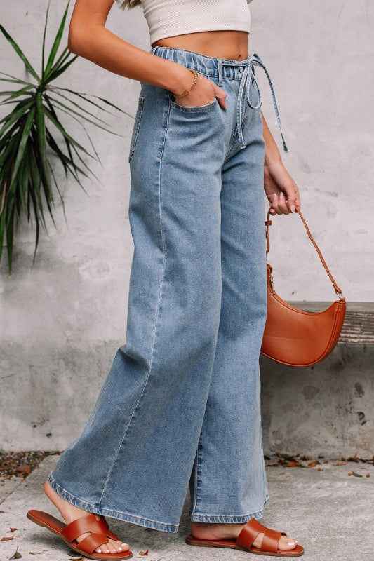 Zoe Medium Wash Super Wide Leg Denim Pants cf092ab6-ff3f-4708-b9d7-fe3d99559a9d