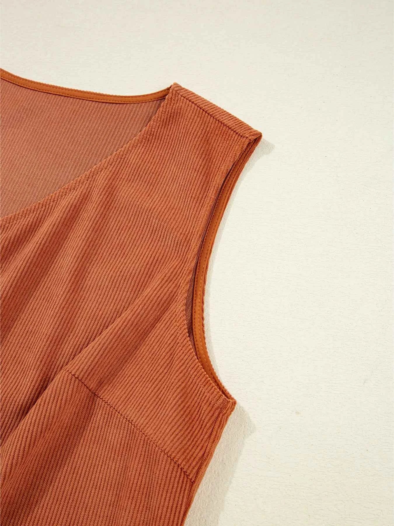 Corduroy Western Embroidered Patched Pocket Shift Sleeveless Mini Dress d1674434ca514f11bd833232d2ca9917-Max-Origin