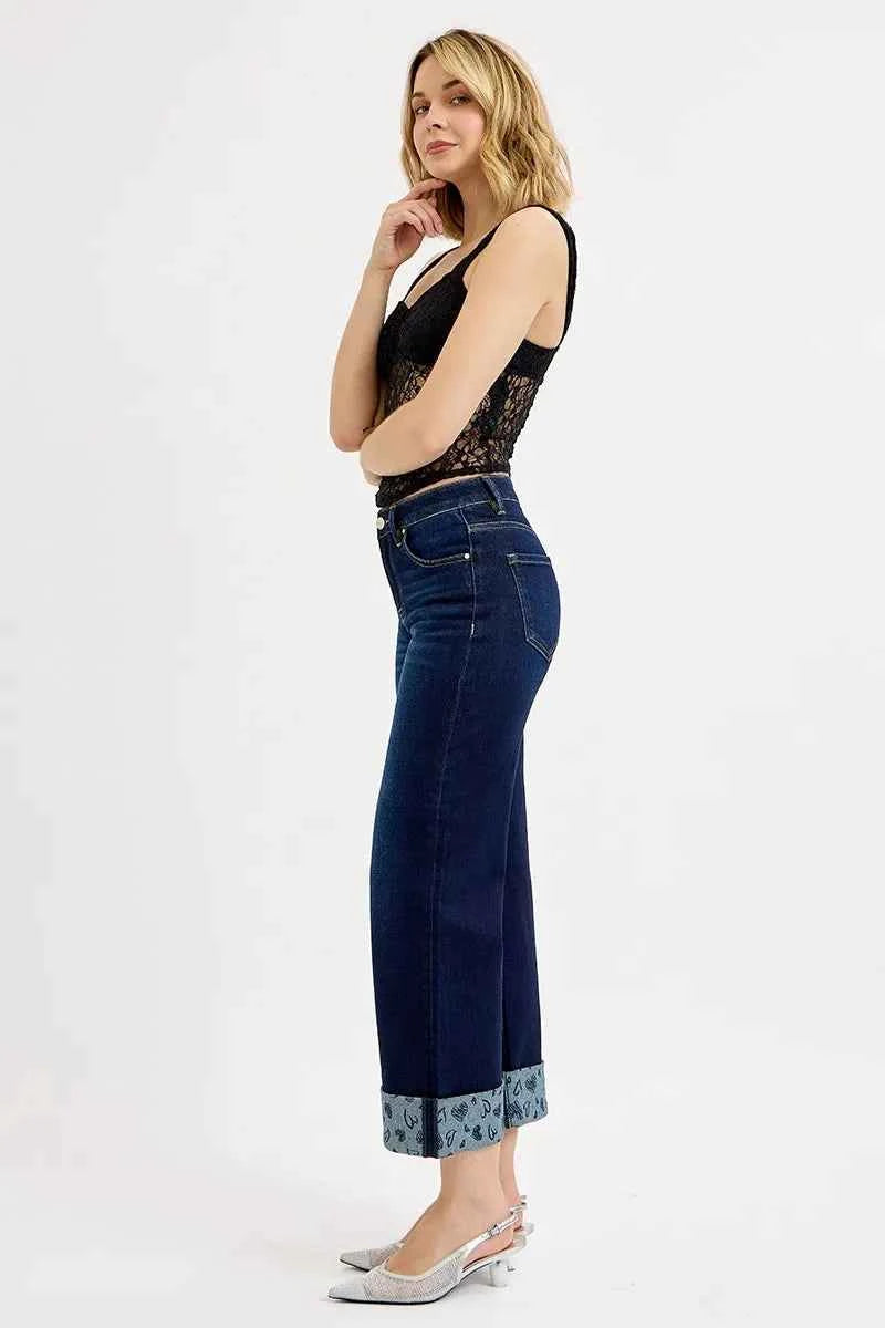 RISEN Full Size Mid Rise Fit Crop Wide With Printed Cuff Jeans Plus Size d2170a45a24d4cefb9f850c084ecf04b-Max-Origin