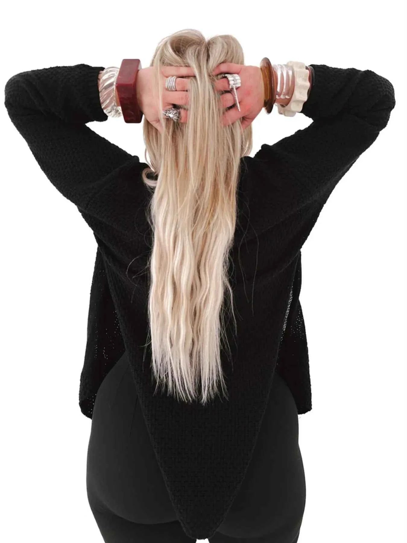 Oversized Knit Cardigan with Open Front Design d3f24a3f-f999-4b20-8de0-a6e00defe4a6-Max-Origin