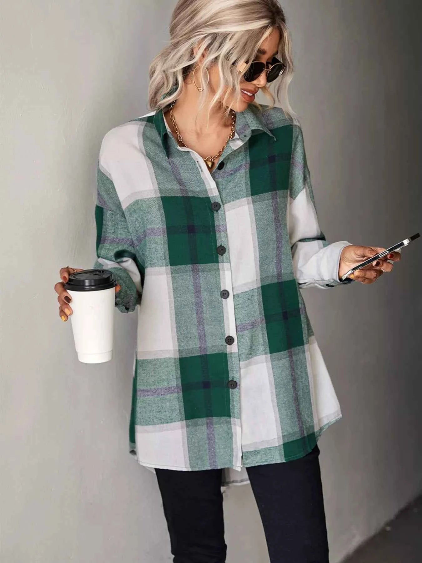 Plaid Button-Down Long Sleeve Shirt d47be6fb-9c38-46e2-bf2f-7cacb8a4e96f-Max-Origin