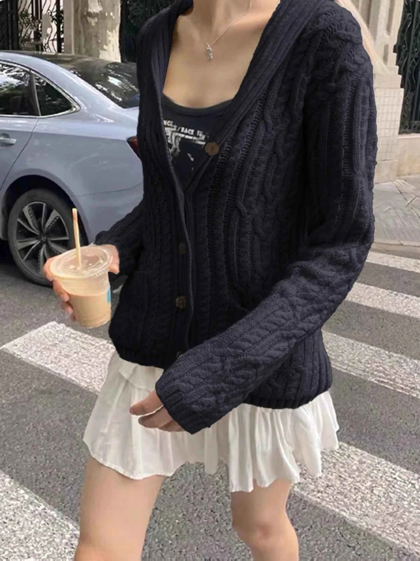 Cable Knit Button Up Cardigan d4d5e86df7e34942b548970c93b2fa22-Max-Origin