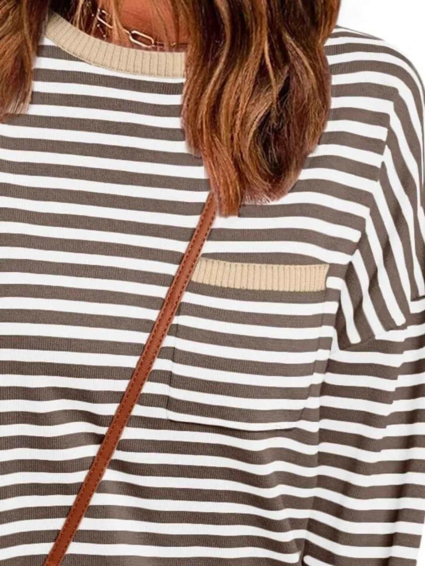 Striped Round Neck Long Sleeve Knit Top d5ad643e-af84-41a5-b5e2-74ee793bd63d-Max-Origin