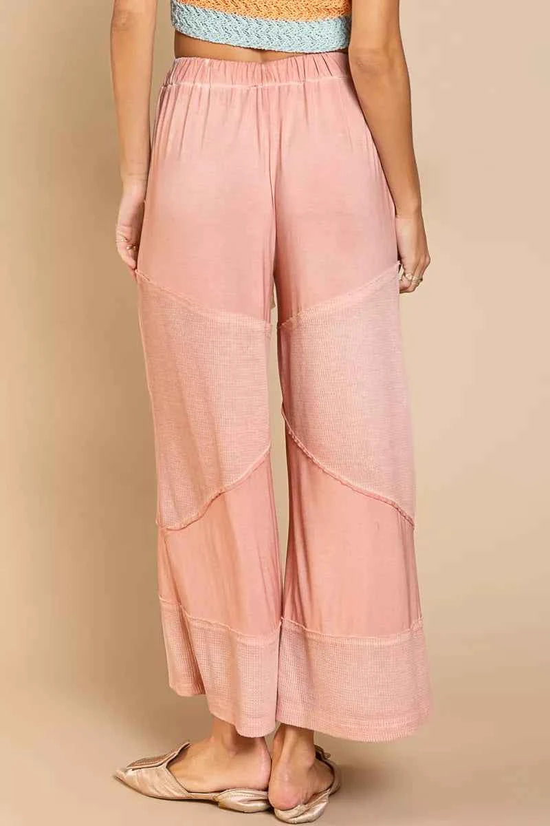 POL Elastic Waistband Wide Leg Pants with Drawstring d6aa9f2f-84e6-4732-909c-46a65cfa1dfe-Max-Origin