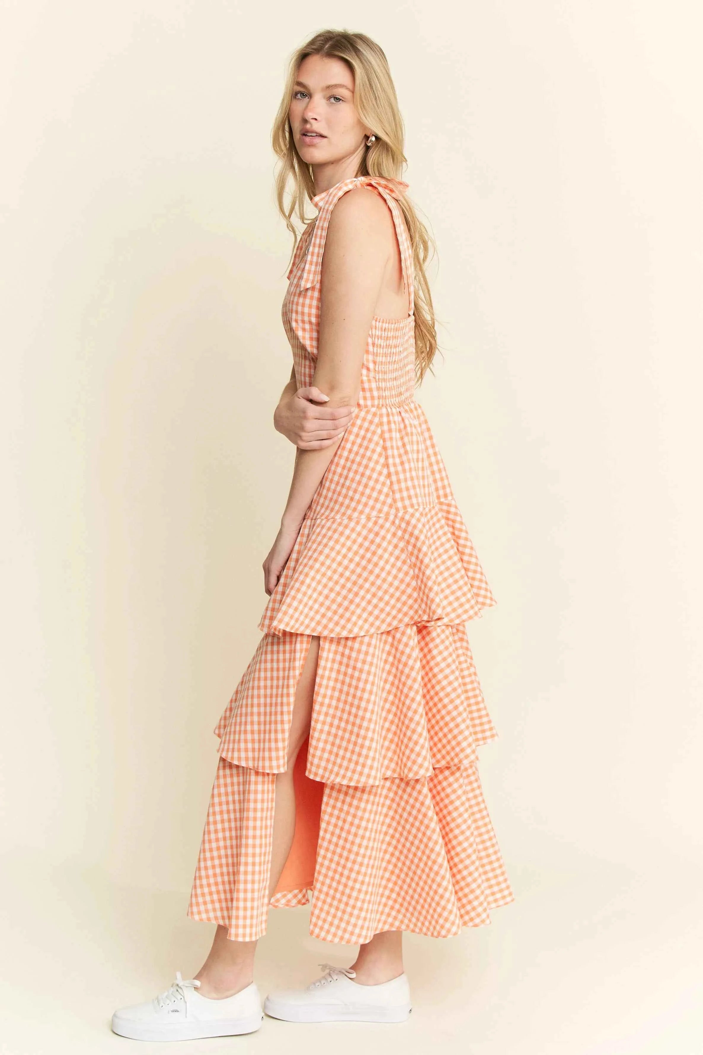 Jade By Jane Sleeveless Gingham Print Tiered Midi Dress d844b88778fa4543b695298e7fd88197-Max-Origin