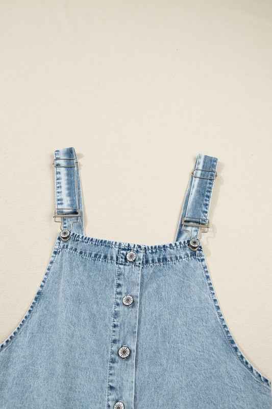 Denim Frill Tiered Flowy Dress d9d5aff2-47b4-4ea5-88f3-3dbcc195bdbb