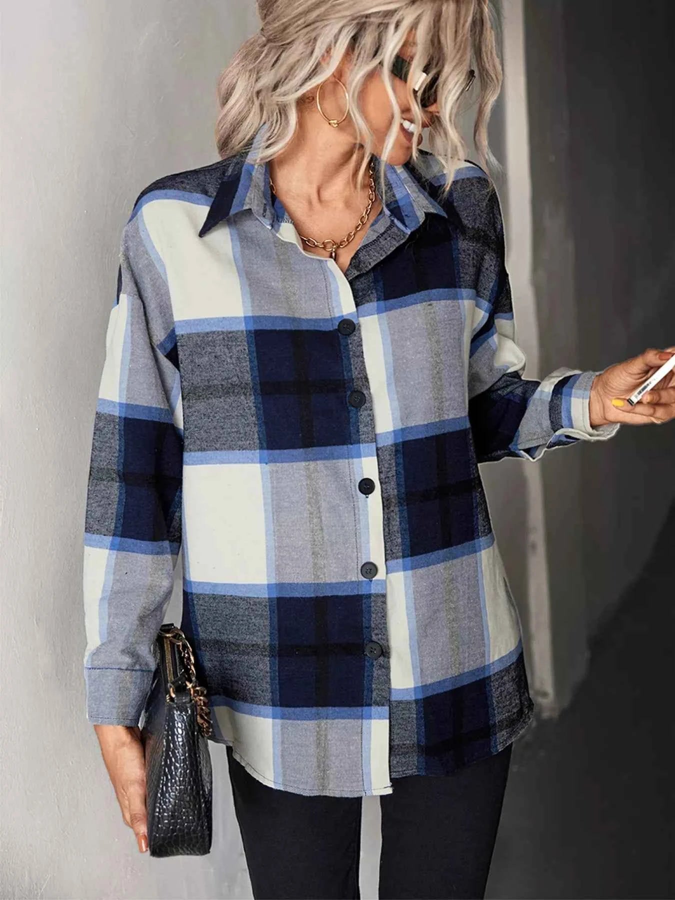 Plaid Button-Down Long Sleeve Shirt daadd3c1-da47-444d-ac02-d5316cb9f2d3-Max-Origin