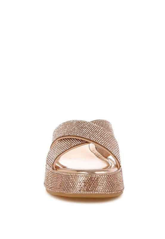 Adena Rhinestone Embellished Flatforms ddf0da52-93a7-4fe6-b6e6-c8bb6ffd4b33