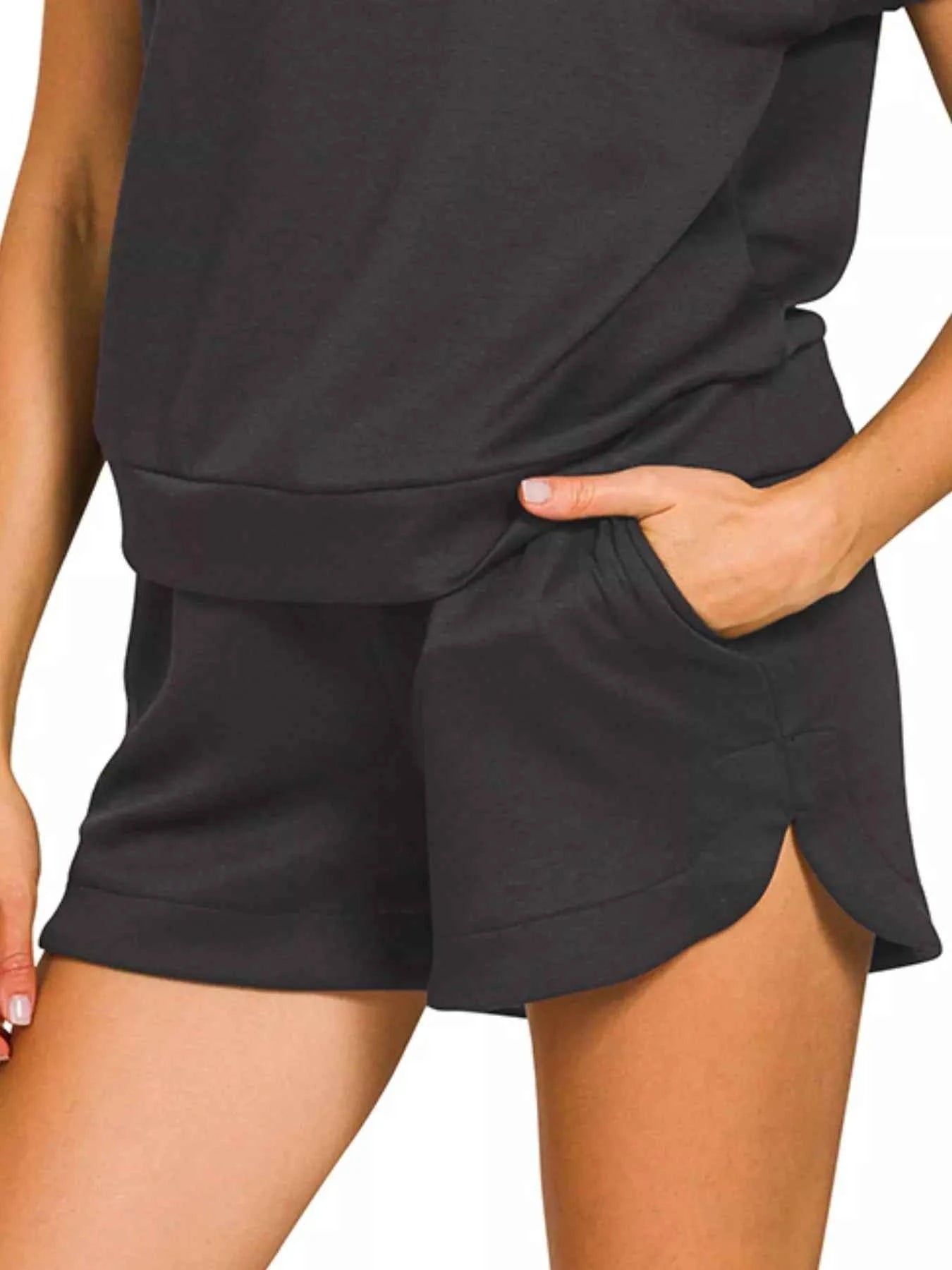 Zenana Scuba High Neck Half Zip Top and Dolphin Shorts Set de4bca47-4ff3-41c5-9cd4-161189bfc6a9-Max-Origin