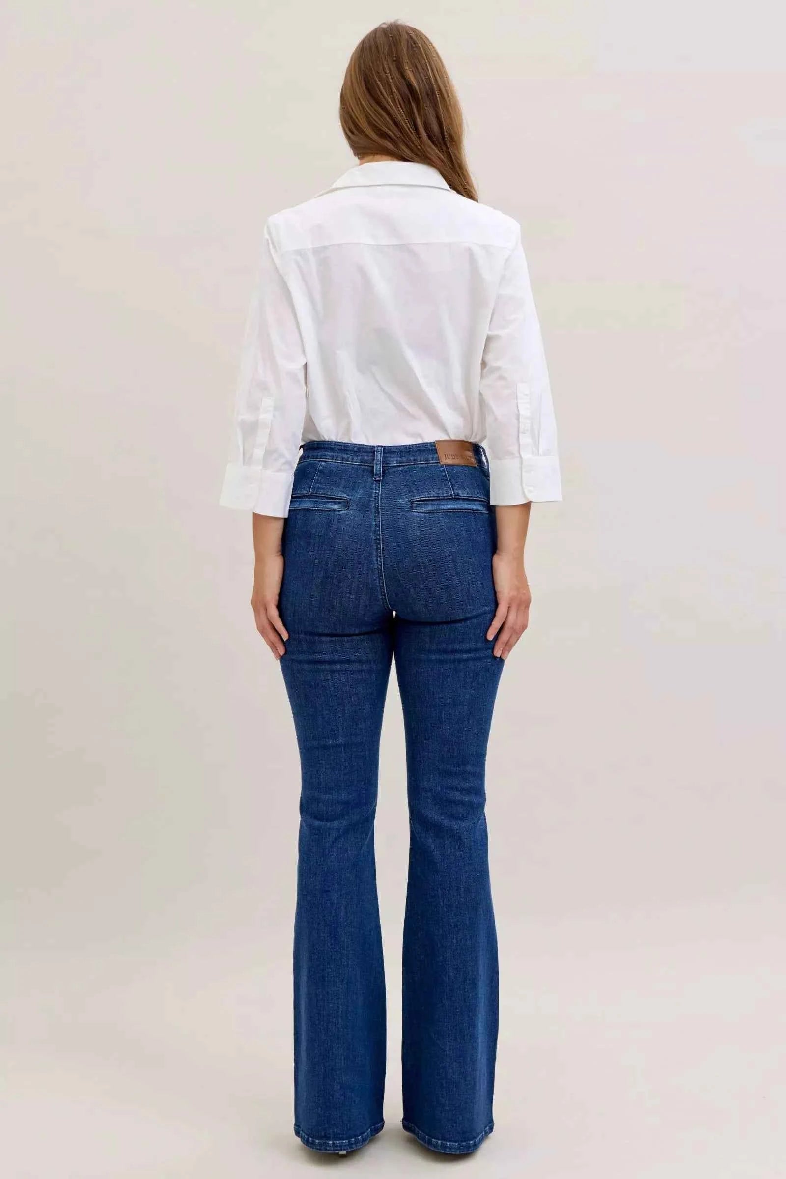 Judy Blue High Waist Flare Jeans with Front Patch Pockets e2e1448e-220c-406c-9832-ca1435794015-Max-Origin