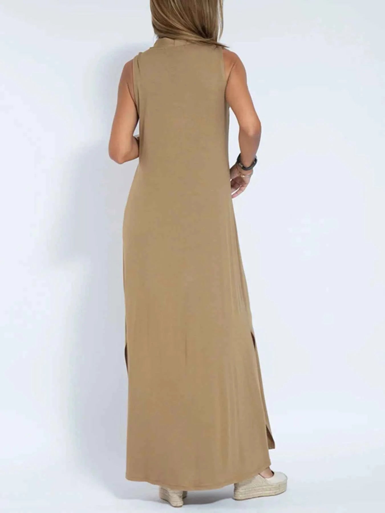 Full Size V-Neck Sleeveless Maxi Dress with Slit Plus Size e673cf6f-f5f3-4799-a712-0f15b3669301-Max-Origin