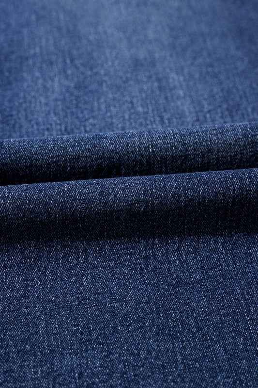 Denim Patch Pocket Wide Leg Jeans e7a583e5-4f36-4617-b625-73123b8fe5a5