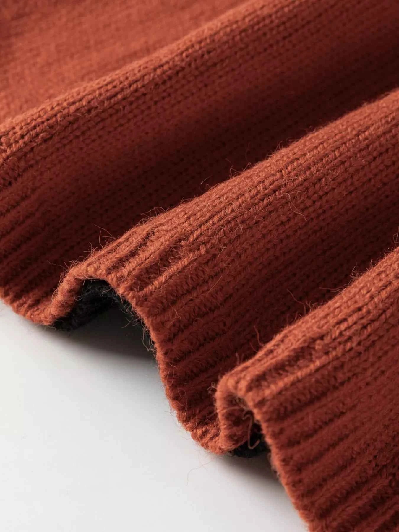 Color Block Turtleneck Drop Shoulder Knit Sweater e90a67f18924412cad7d41c80eb345c6-Max-Origin