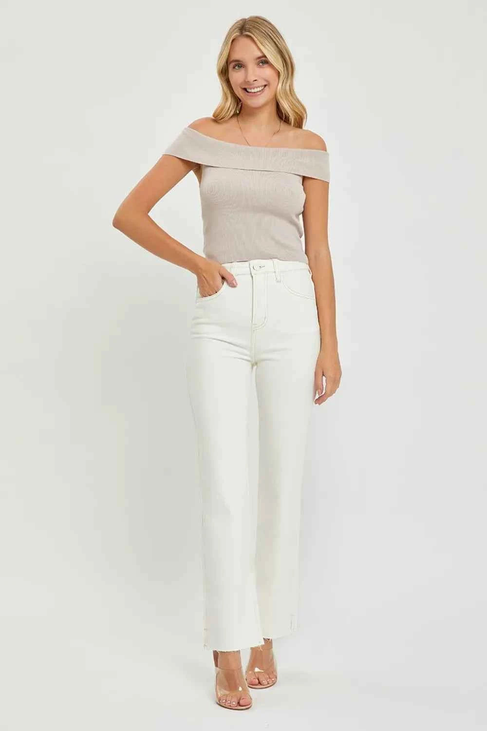 RISEN Full Size High Rise Tummy Control Straight Jeans e9823115-428a-4a86-b6de-25acfaec158a-Max