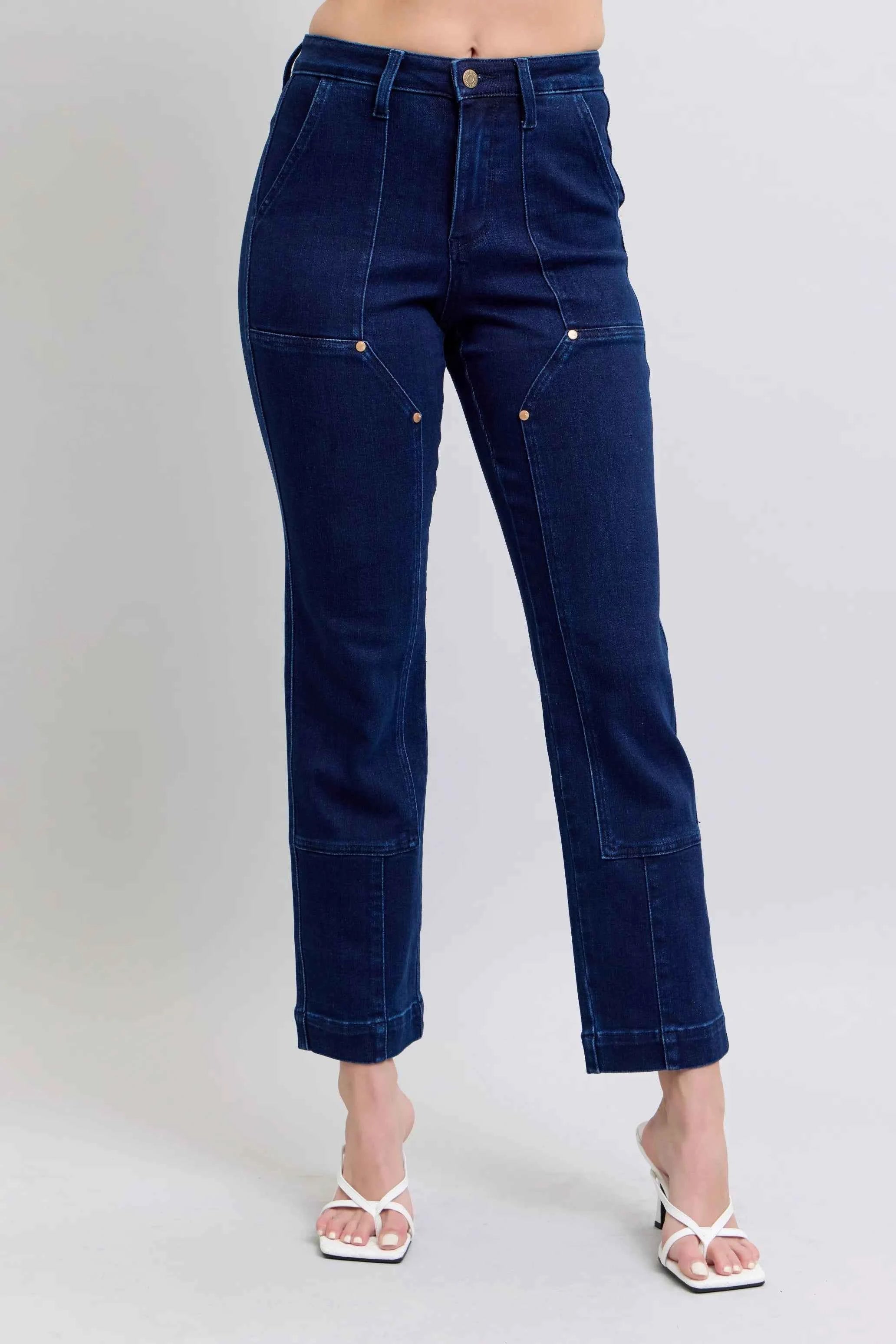 Judy Blue Full Size Hw Work Wear Knee Patch Straight Jeans Plus Size e9e8e8452f954154bb0741f7d9fa4277-Max-Origin