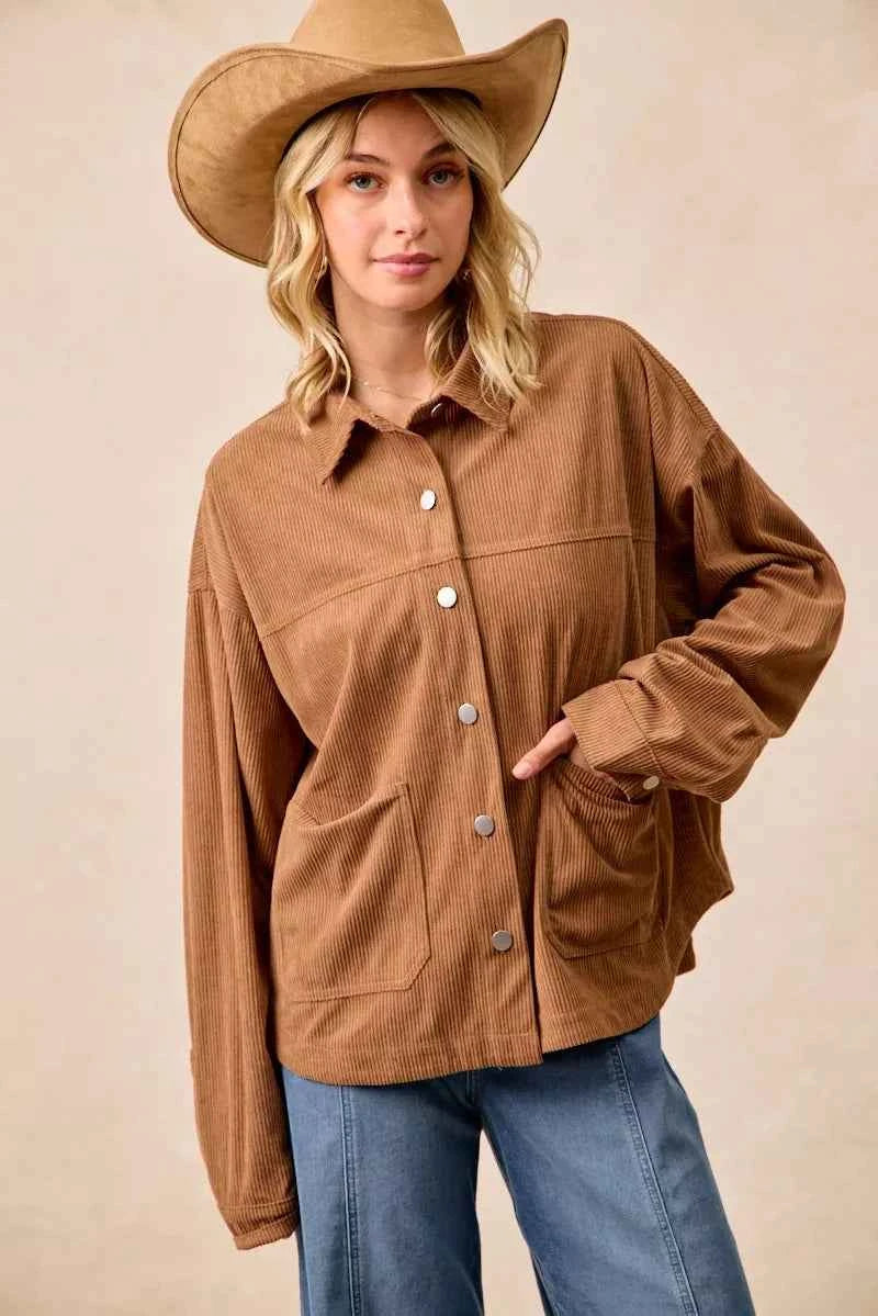 BiBi Corduroy Relaxed Fit Shacket with Back Pleat ea55c6794bf344729376b533c698a941-Max-Origin
