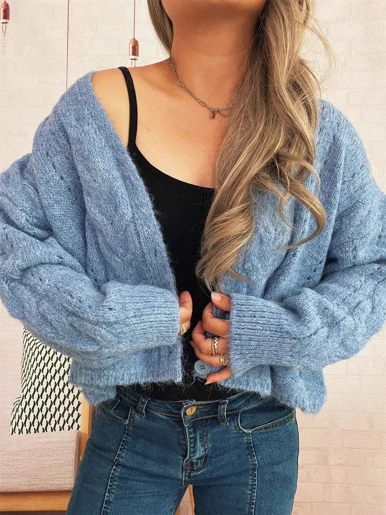 Cable Knit Button-Up Cardigan ea8a9d809a83480a88f0b12e9334c129-Max-Origin