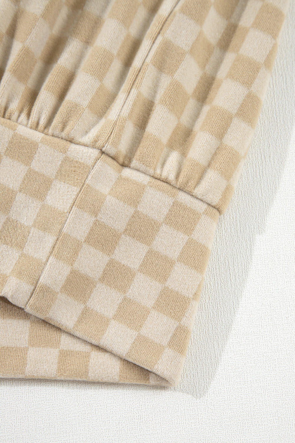 Green Checkered Kangaroo Pocket Hoodie ebb16aed7241998d