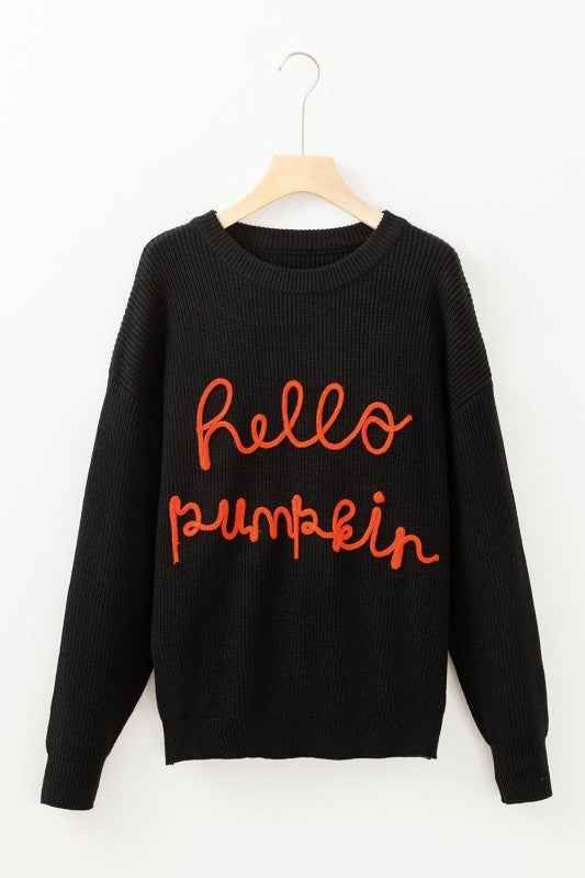 Hello Pumpkin Crewneck Sweater ebef06d9-d31c-44da-aa74-17916d67f617