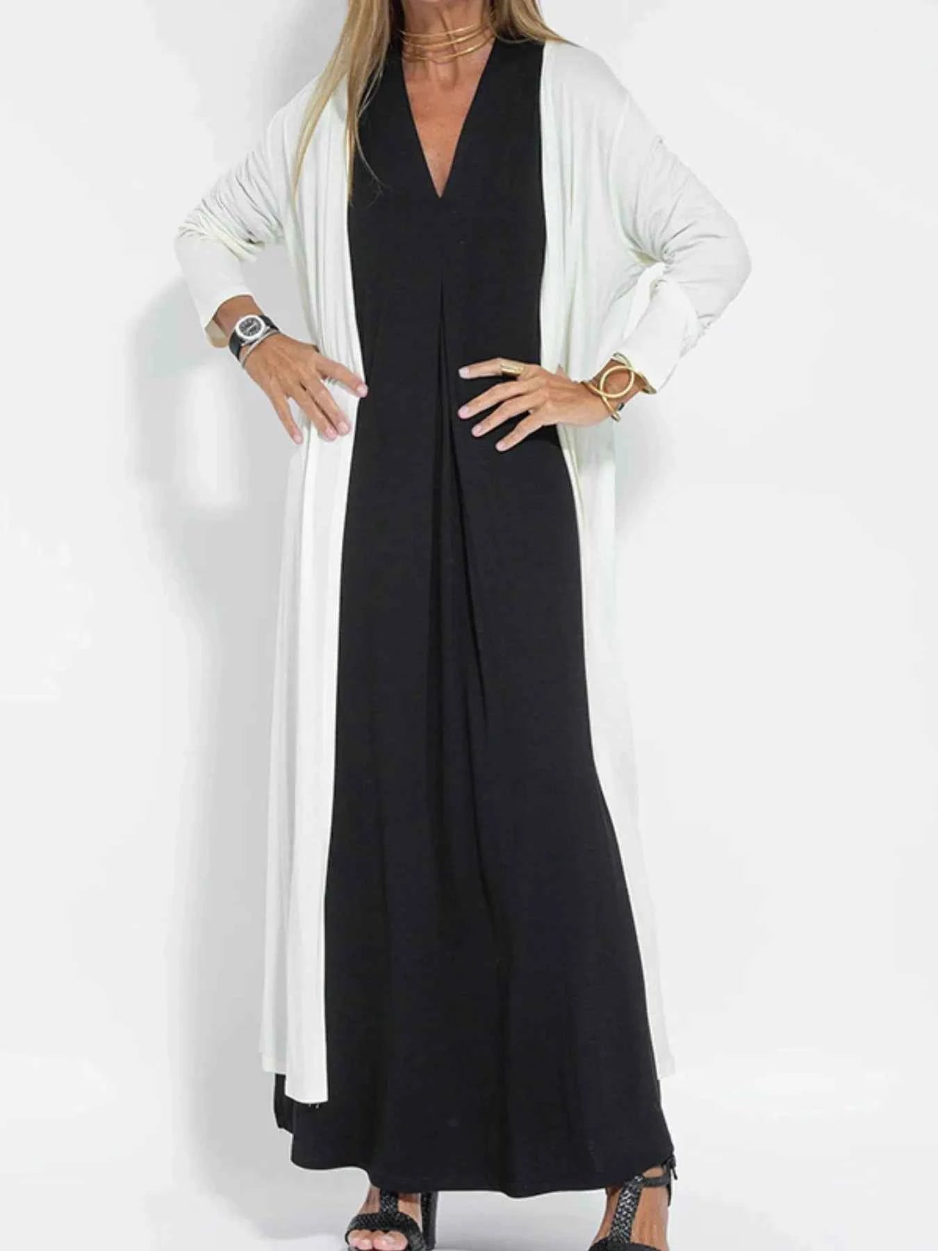 Full Size V-Neck Sleeveless Maxi Dress with Slit Plus Size f14819ba-3b36-49a7-ae1f-e7c8d1e33f67-Max-Origin