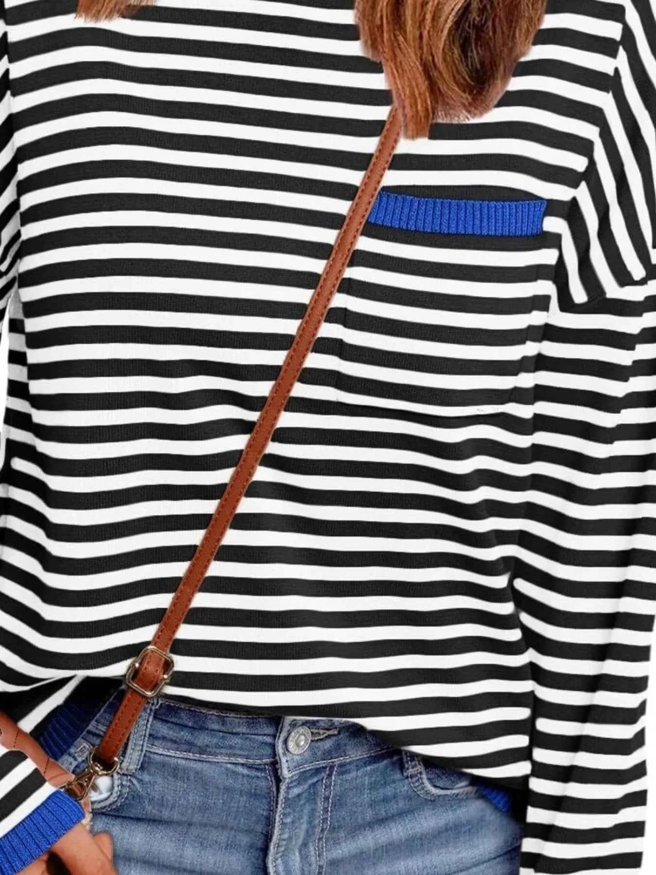 Striped Round Neck Long Sleeve Knit Top f17fb301-d674-4fa5-8c75-69ce9be3ef9e-Max-Origin