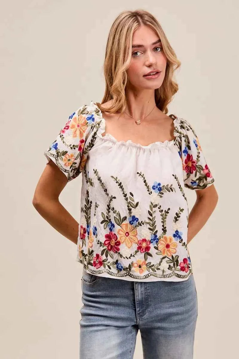 SO ME Floral Embroidered Two Way Off The Shoulder Blouse f38c676017164f0caa36dd6aa5f088b1-Max-Origin