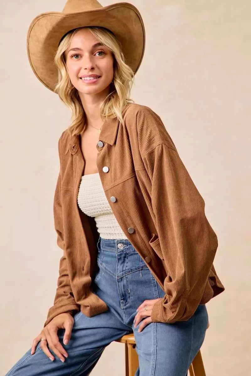 BiBi Corduroy Relaxed Fit Shacket with Back Pleat f3ddeb754f11483f9e135607383a326e-Max-Origin