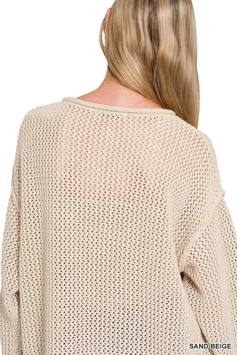 Zenana American Flag Crew Neck Sweater f3ee1e25ddf841d997387c83d7c215ac-Max-Origin