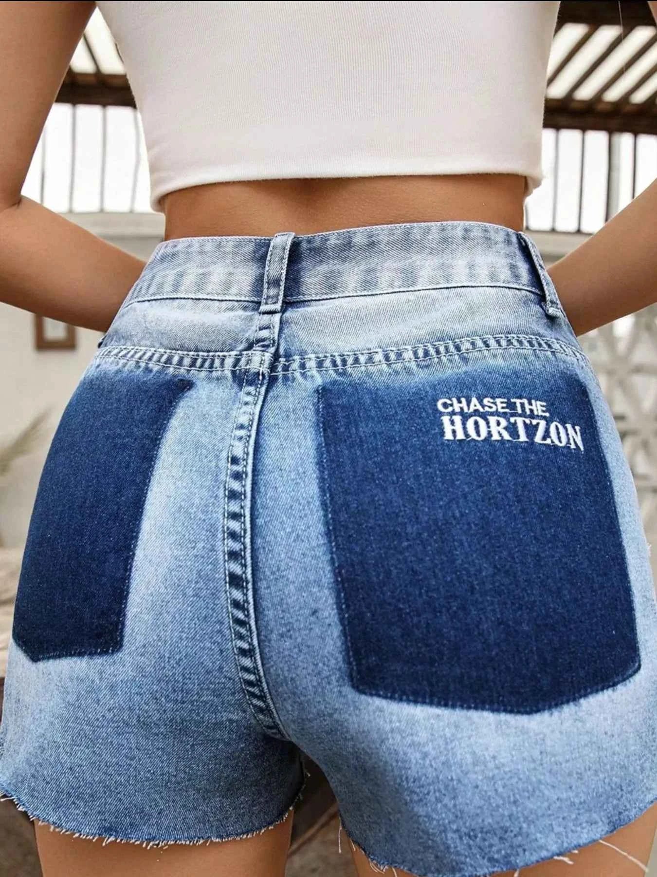 Raw Hem Denim Shorts f5d62fa5-d6ac-43c0-90bd-aabe448d62ab-Max-Origin