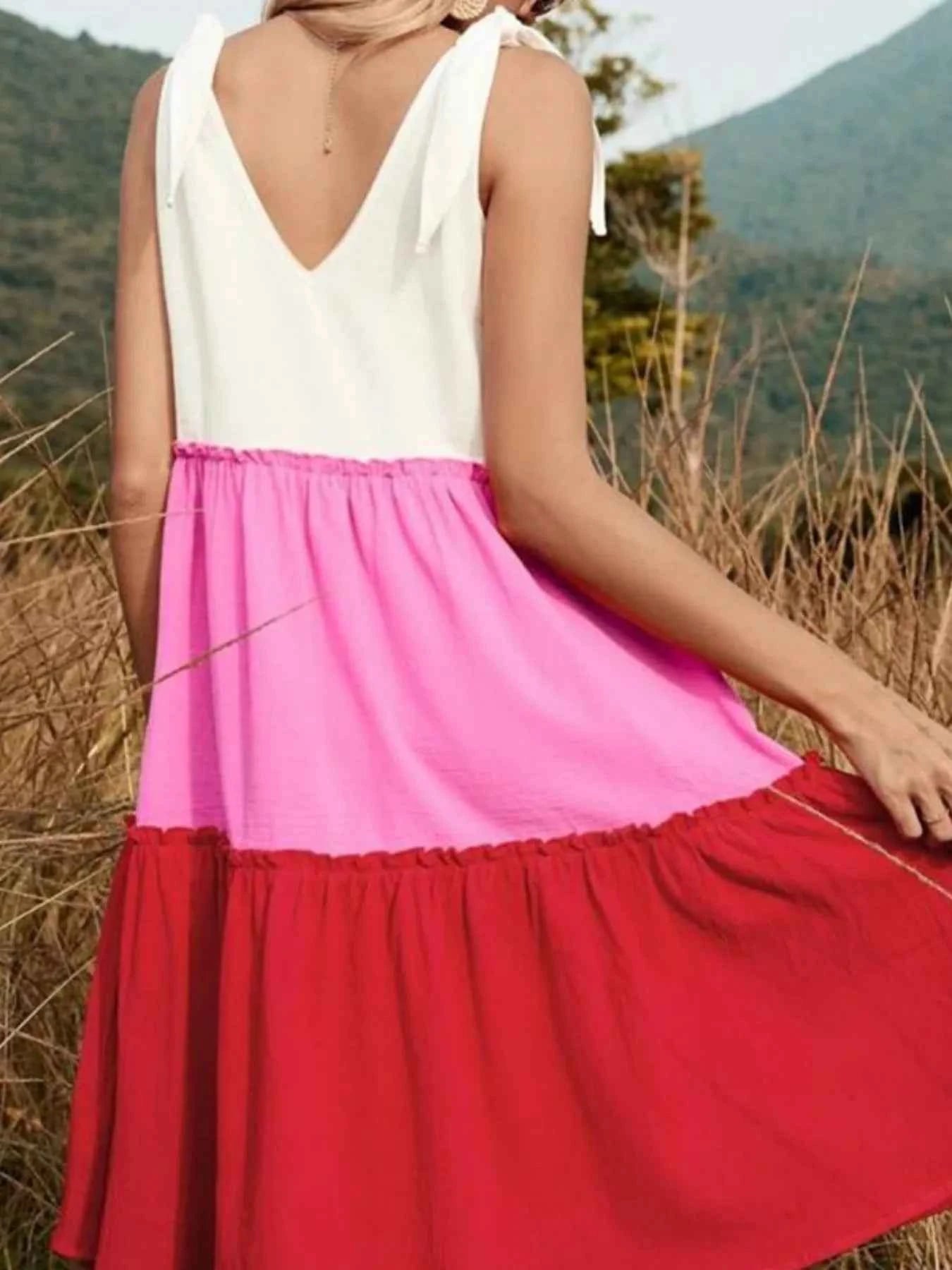 Colorblock Tiered Midi Tank Dress f7e216c5-02a0-4653-8d10-eac429d53768-Max-Origin