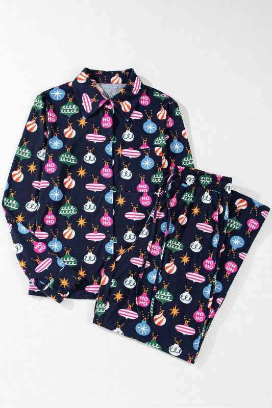 Christmas Lights Shirt and Pants Pajama Set f91a144d-e464-4553-a9c3-4e6d5d5a5427