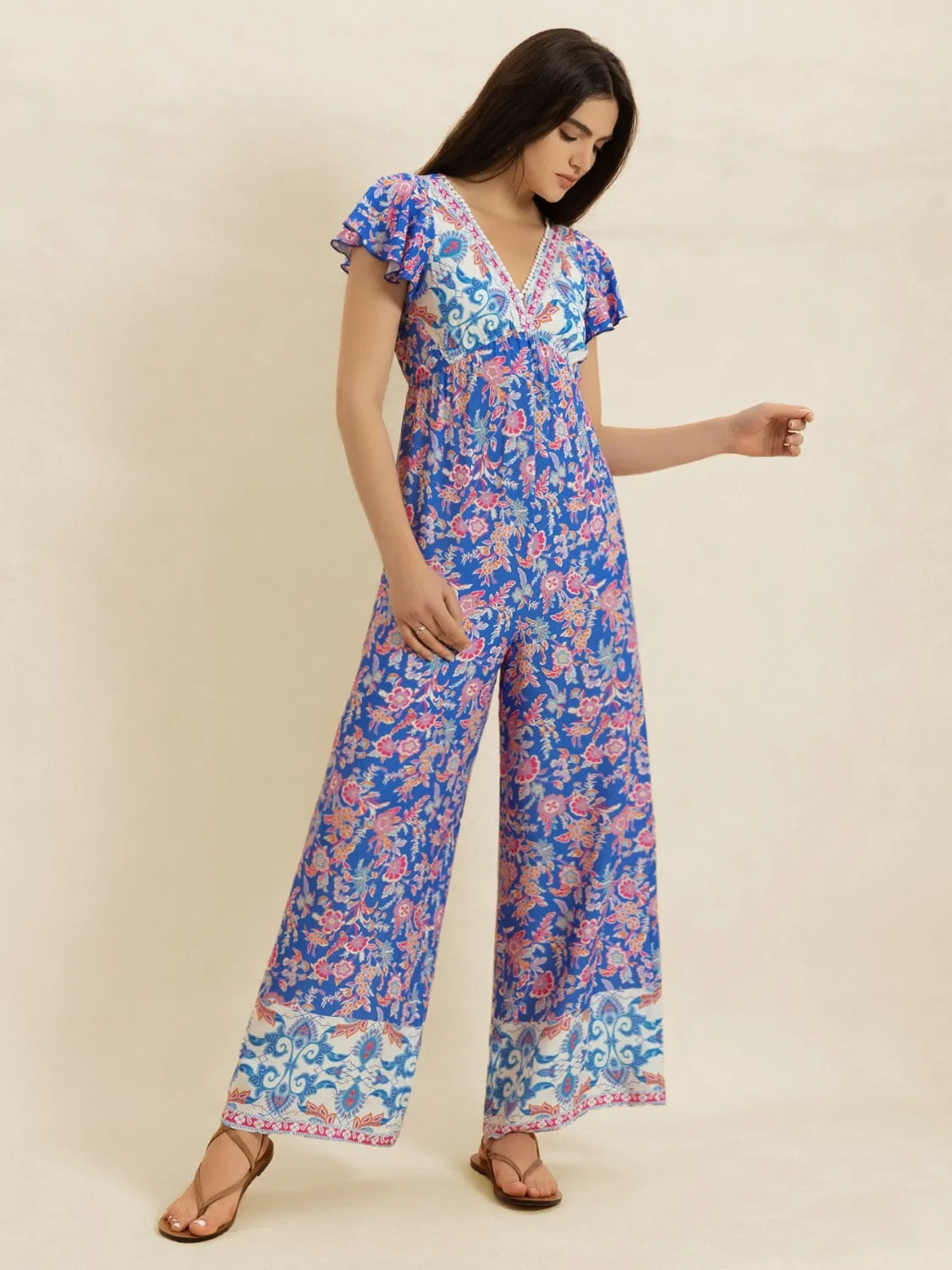 Printed V-Neck Wide Leg Jumpsuit f9b3d55f-dbec-482b-a62a-40e5360535c5-Max-Origin