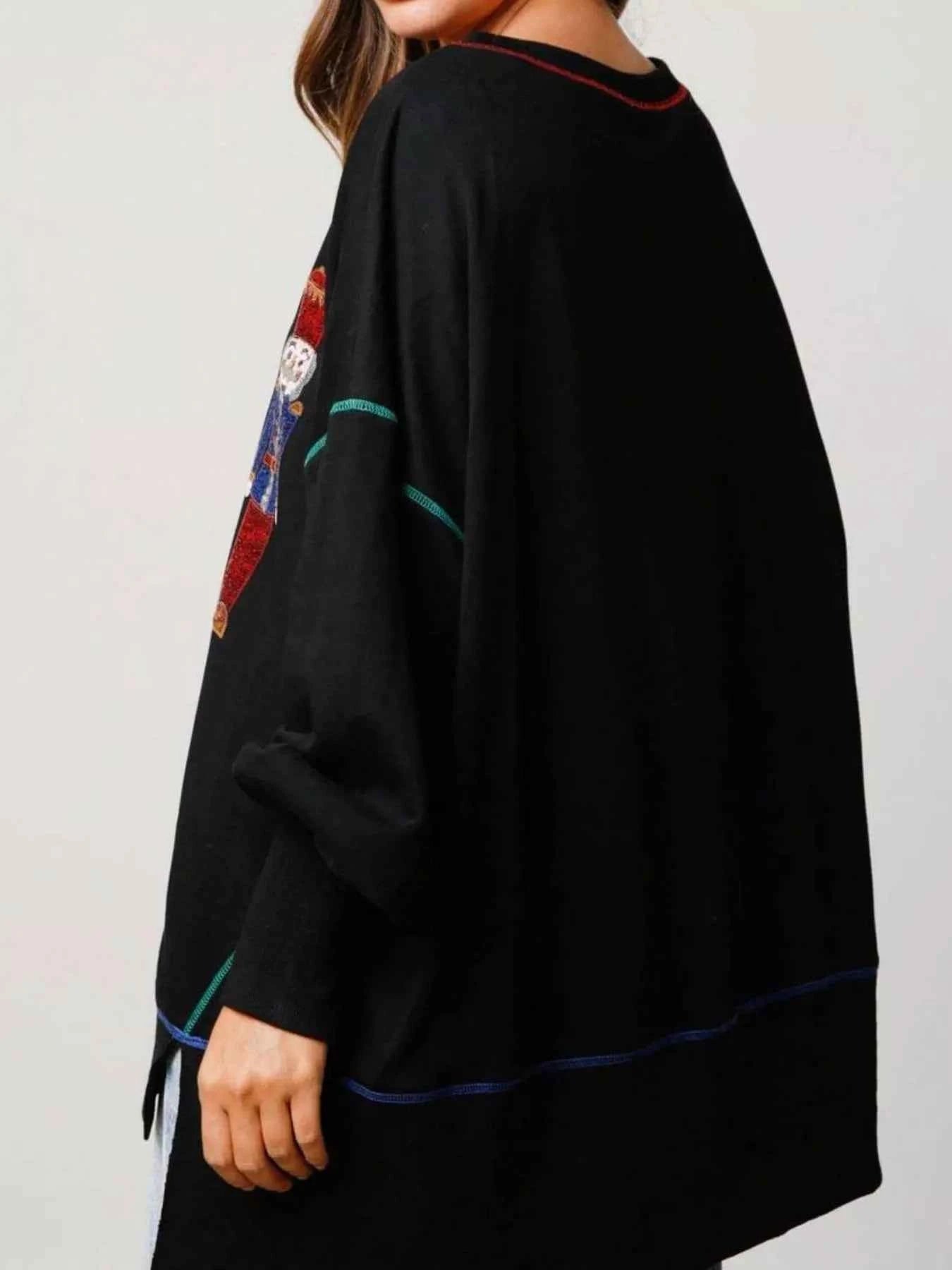 Christmas Nutcracker Sequin Round Neck Sweatshirt fb3d983d-f5b0-408e-bf6d-b63c6f7ec973-Max-Origin