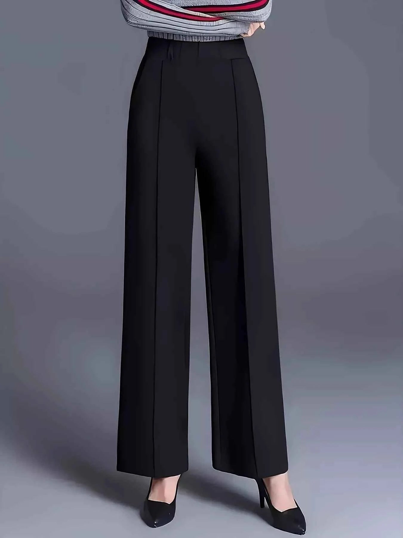High-Waisted Wide Leg Pants Black fcec918e6640467f95cd1fe9b146c4ef-Max-Origin