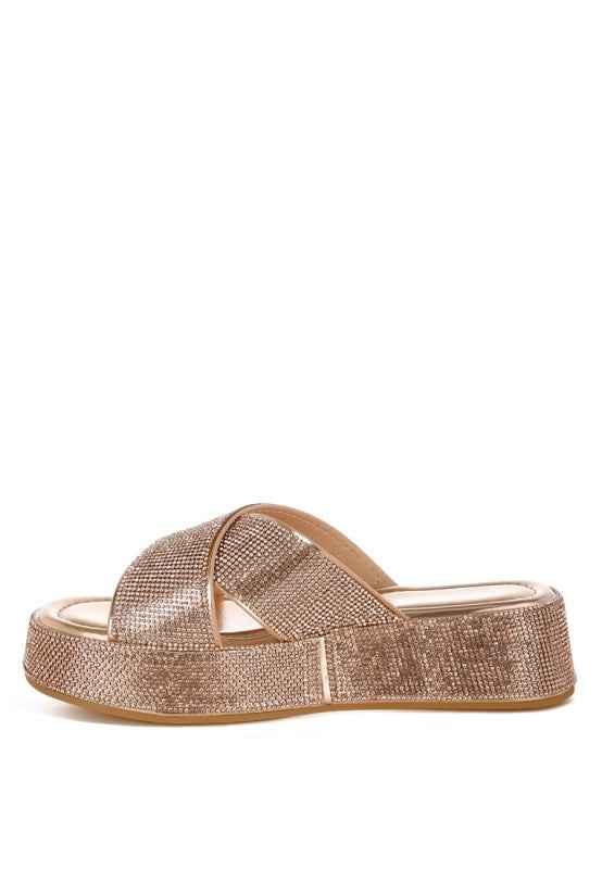 Adena Rhinestone Embellished Flatforms fe556cf0-5e15-4ccf-a4ca-f7ab403742c6