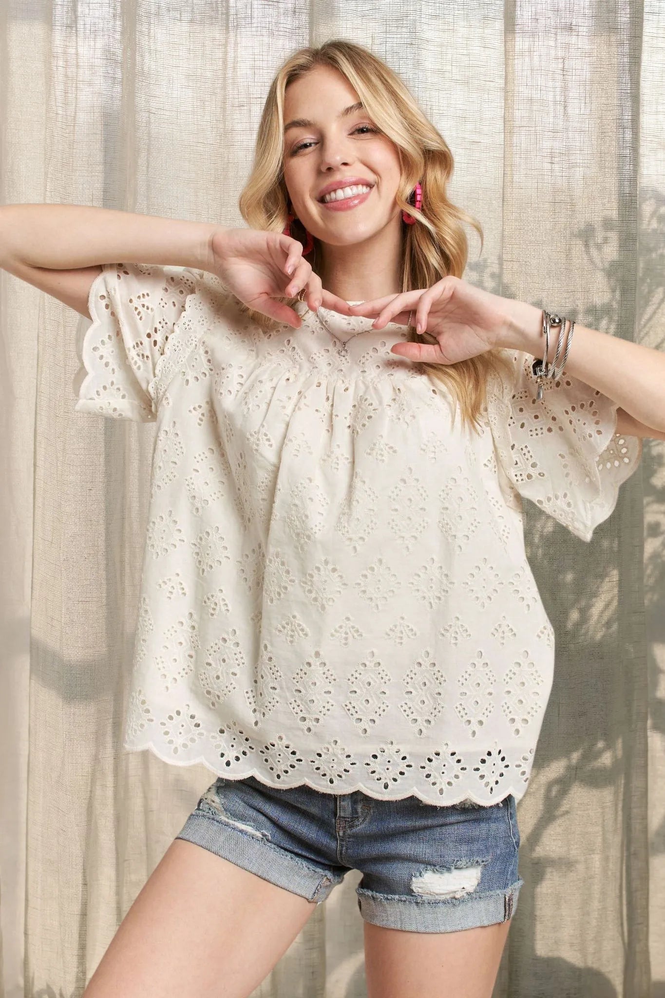 ADORA Ruffle Shoulder Blouse fe764d69ebf54680b3ff433ca9e8ce47-Max-Origin