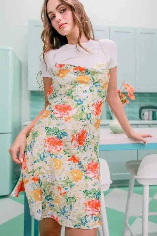 HYFVE Floral Cowl Neck Flirty Satin Mini Dress 004959dd38584e6c81bfb50881d01510-Max-Origin
